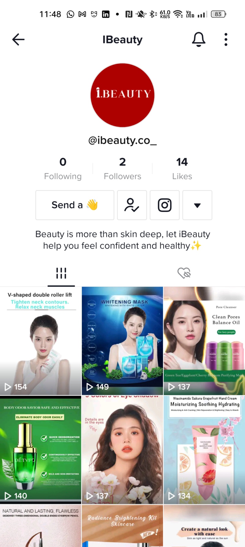 iBeauty Concept TikTok Account